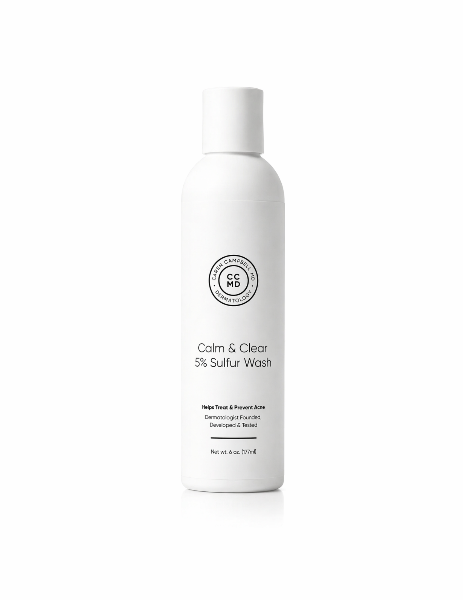 CCMD Calm & Clear Sulfur Wash for Acne & Rosacea