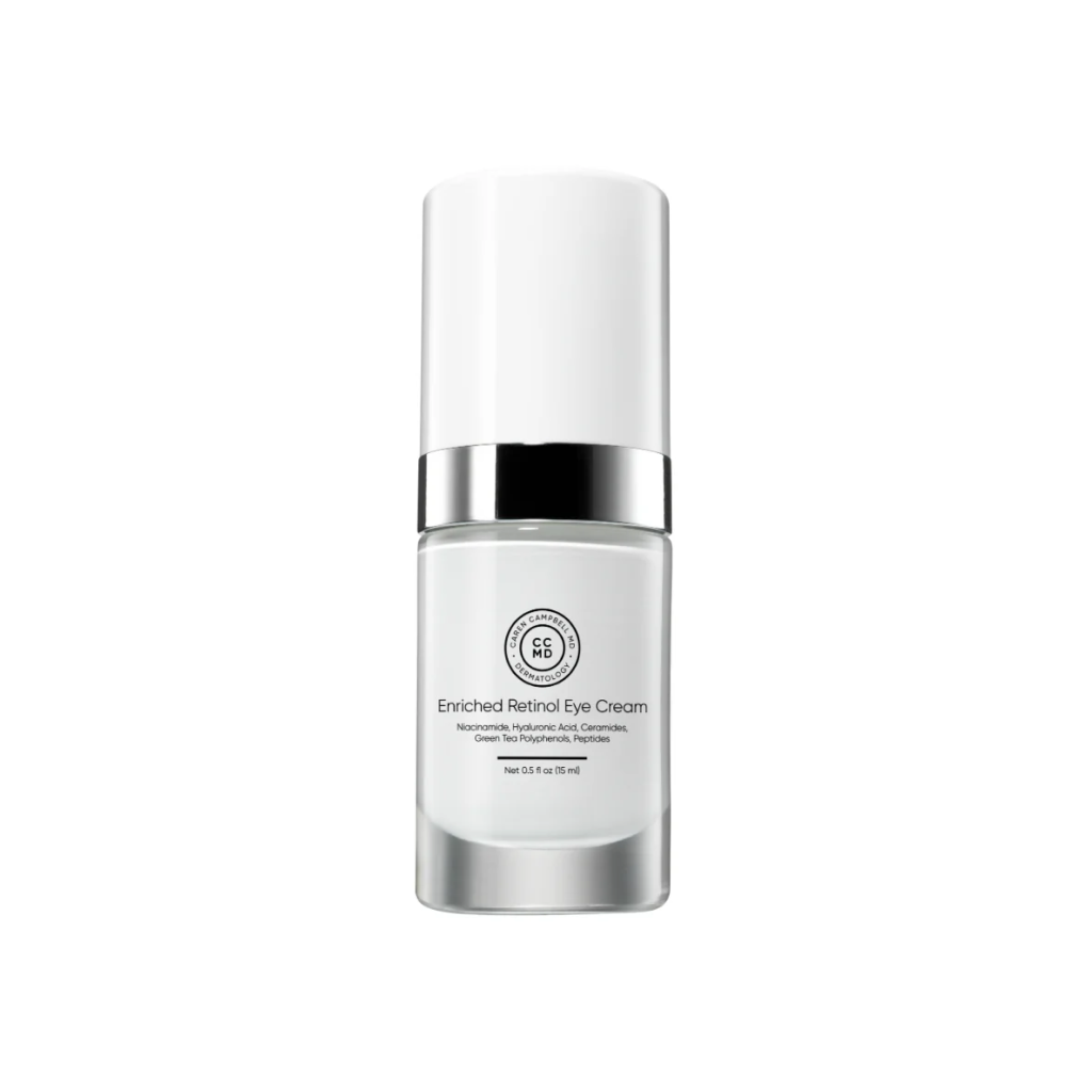 CCMD Eye Cream, dermatologist-formulated anti-aging eye cream for fine lines and hydration by Dr. Caren Campbell