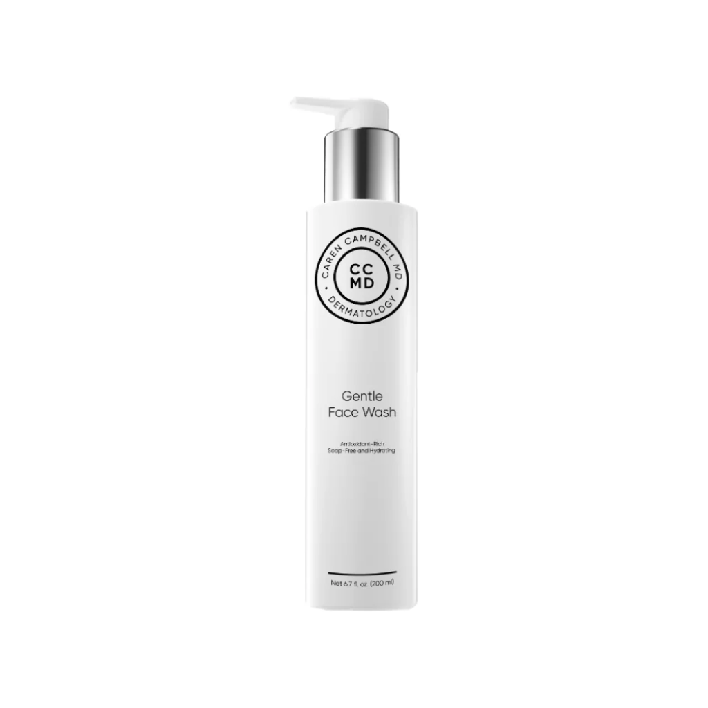 CCMD Gentle Cleanser, dermatologist-formulated non-stripping facial cleanser for sensitive skin by Dr. Caren Campbell