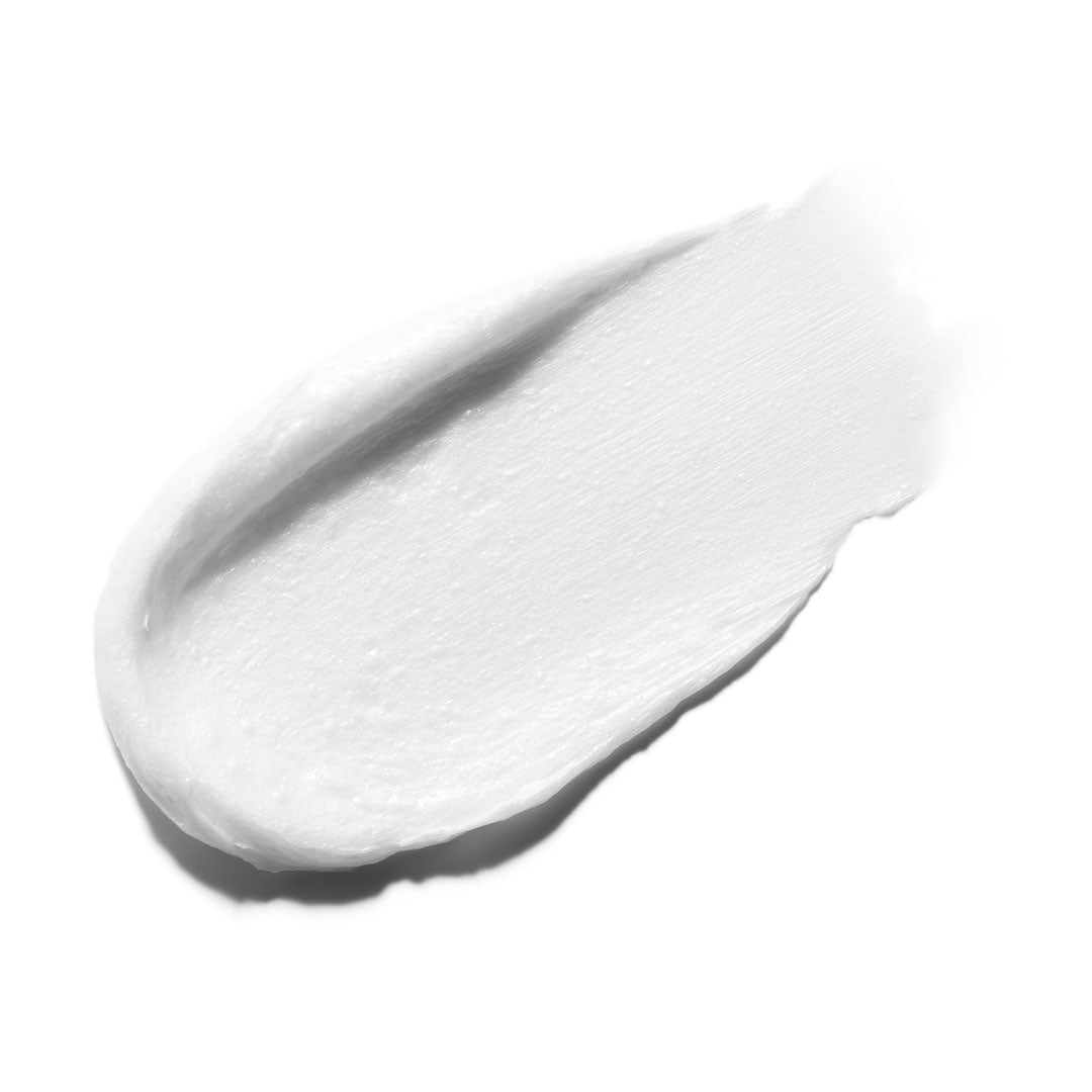 Texture swatch of Dermatologist formulated CCMD Restorative Hand Cream with dimethicone for skin barrier repair and protection. 
