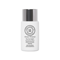CCMD Sheer Mineral Sunscreen, dermatologist-formulated mineral SPF for sensitive and rosacea-prone skin by Dr. Caren Campbell, San Francisco