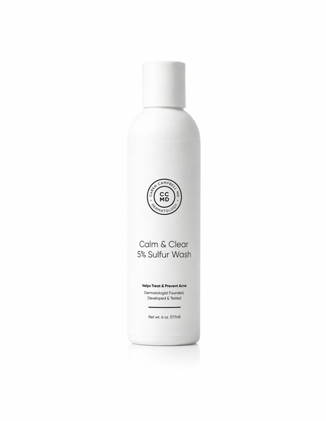 CCMD Calm & Clear Sulfur Wash for Acne & Rosacea